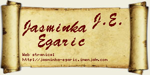 Jasminka Egarić vizit kartica